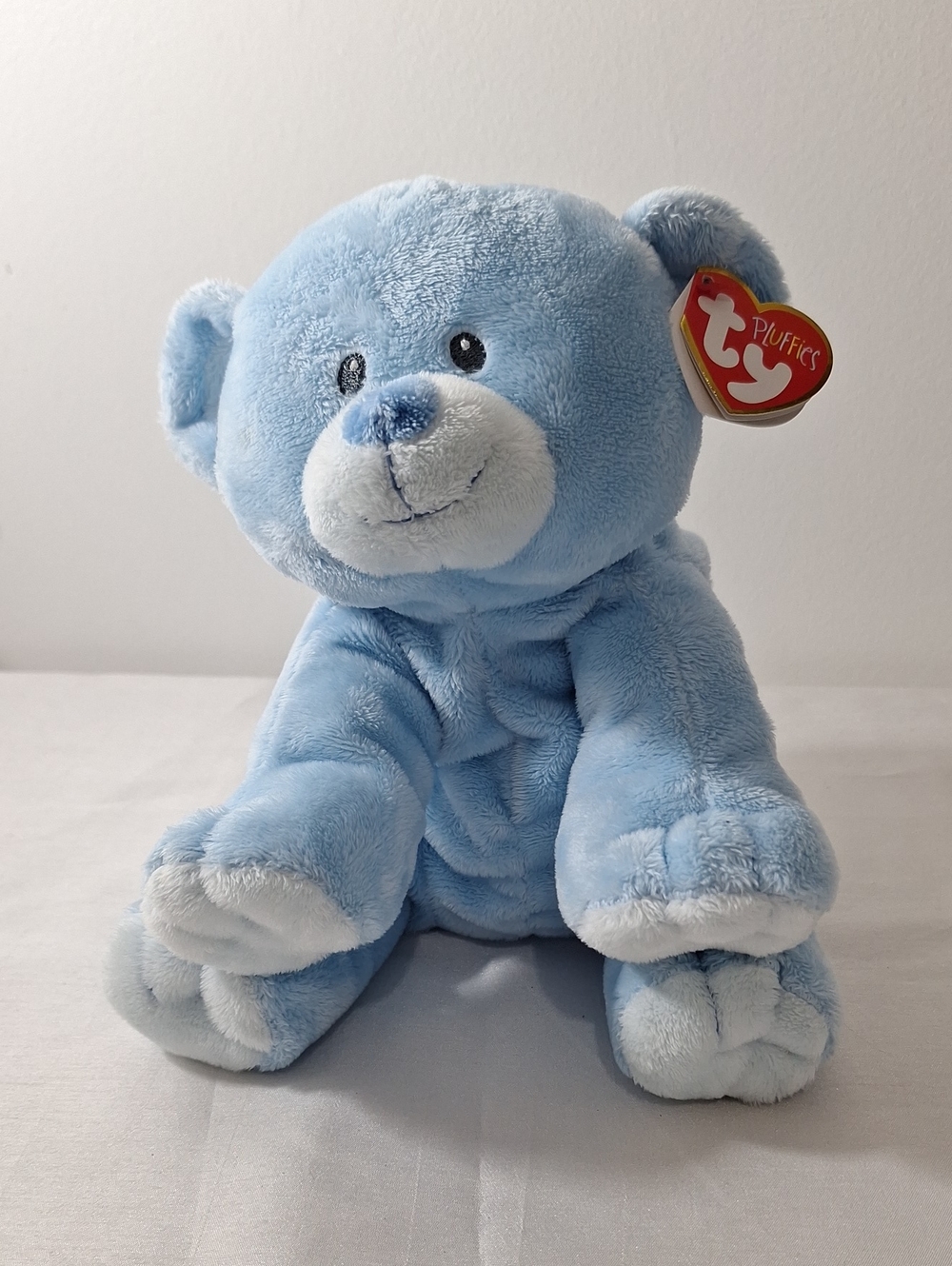 Ty Pluffies Blue Bear